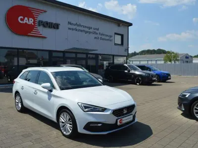 Gebraucht Seat Leon XCELLENCE 150 PS (110 kW) 2022 "nevada" weiss Kombi