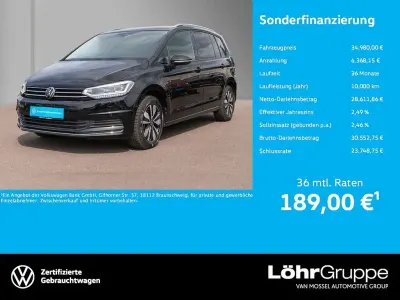 Gebraucht VW Touran Goal 150 PS (110 kW) 2025 Schwarz Van / Kleinbus