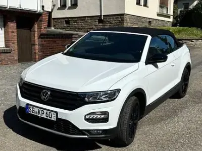 Gebraucht VW T-Roc Cabriolet Style 150 PS (110 kW) 2020 Weiß Cabrio