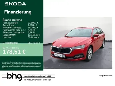 Brugt Skoda Octavia Style 150 HK (110 kW) 2023 Rød Stationcar