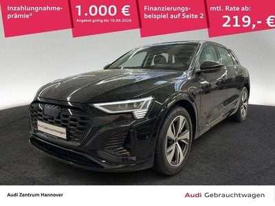Gebraucht Audi Q8 e-tron S-Line 300 kW (408 PS) 2024 Mythosschwarz metallic SUV