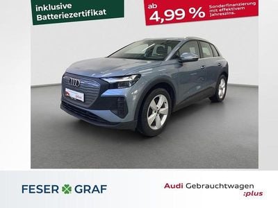 Gebraucht Audi Q4 e-tron Ambiente 150 kW (204 PS) 2022 Geysirblau metallic SUV