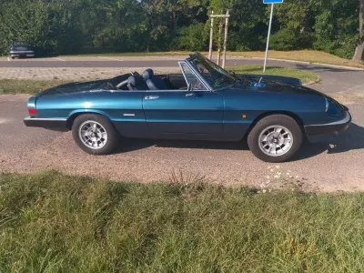 Gebraucht Alfa Romeo Spider 76 PS (55 kW) 1988 Blau Cabrio