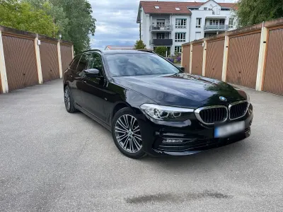 Gebraucht BMW 520 Sport Line 184 PS (135 kW) 2017 Schwarz Kombi