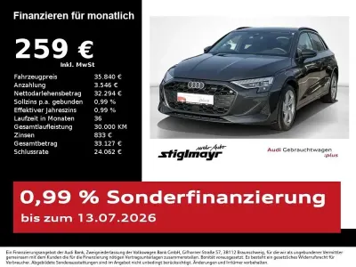 Gebraucht Audi A3 Sport 204 PS (150 kW) 2025 Grau (manhattangrau metallic) Limousine