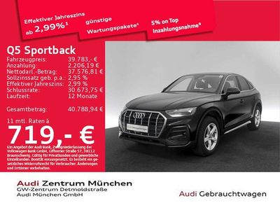 Gebraucht Audi Q5 Advanced 204 PS (150 kW) 2022 Brillantschwarz SUV