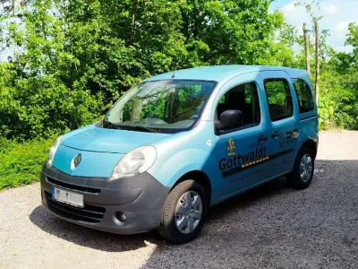 Gebraucht Renault Kangoo Expression 106 PS (77 kW) 2007 Rnp  topasblau metallic Van / Kleinbus