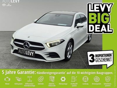 Gebraucht Mercedes A200 AMG line 163 PS (119 kW) 2018 Polarweiss unilack Limousine