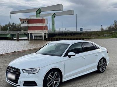 Brugt Audi A3 S-Line 116 HK (85 kW) 2018 Hvid Sedan