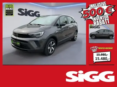 Gebraucht Opel Crossland X Enjoy 110 PS (80 kW) 2024 Lackierung platiniumgrau/metallic klarl (metallic) SUV