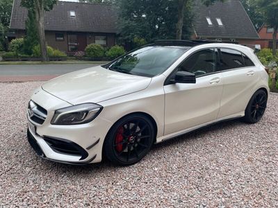 gebraucht Mercedes A45 AMG Mercedes 4matic AERO Perf. Sitze Harman