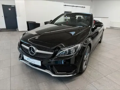 Gebraucht Mercedes C200 AMG line 184 PS (135 kW) 2018 Schwarz Cabrio