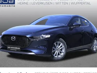 Ny Mazda 3 Prime-Line 140 HK (102 kW) 2026 Blå Sedan