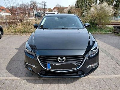 Gebraucht Mazda 3 Sports-Line 120 PS (88 kW) 2017 Schwarz Limousine