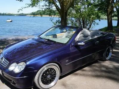 Gebraucht Mercedes CLK240 Elegance 170 PS (125 kW) 2005 Blau Cabrio