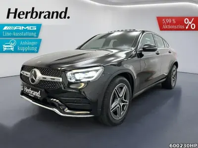 Gebraucht Mercedes GLC300 AMG 258 PS (189 kW) 2020 Metalliclack obsidianschwarz m SUV