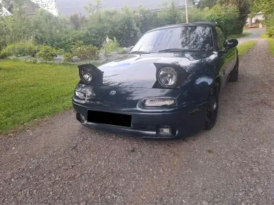 Gebraucht Mazda MX5 131 PS (96 kW) 1997 Blau Cabrio