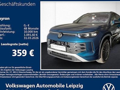 Neu VW Tayron Elegance 150 PS (110 kW) 2025 Blau SUV