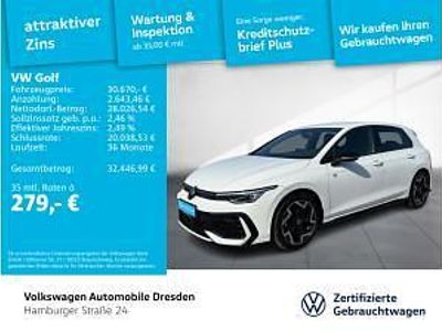 Gebraucht VW Golf VIII R-line 150 PS (110 kW) 2025 Weiß (pure white) Limousine
