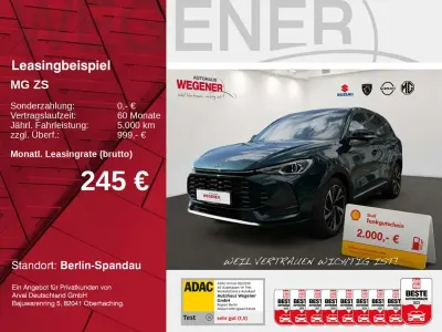 Neu MG ZS Luxury 197 PS (144 kW) 2025 Emerald green Limousine