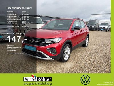Gebraucht VW T-Cross Goal 115 PS (84 kW) 2025 Kings red (metallic) SUV