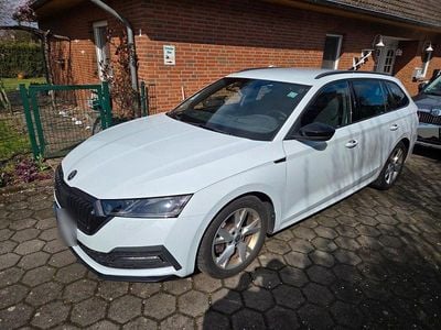 Gebraucht Skoda Octavia SportLine 150 PS (110 kW) 2022 Weiß Kombi