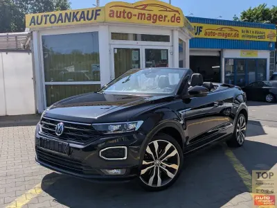 Gebraucht VW T-Roc Cabriolet R-line 150 PS (110 kW) 2021 Deep black Cabrio
