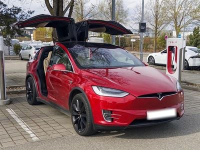 Gebraucht Tesla Model X 500 kW (680 PS) 2016 Rot SUV