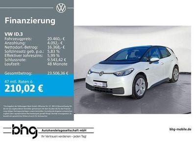 Gebraucht VW ID.3 Pro Performance 150 kW (204 PS) 2022 Weiß Kleinwagen