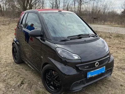 Gebraucht Smart ForTwo Cabrio Brabus Xclusive 102 PS (75 kW) 2015 Schwarz Cabrio