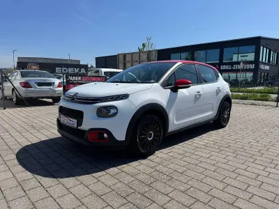Gebraucht Citroën C3 Feel 82 PS (60 kW) 2018 Lack weiss banquise/decke Kleinwagen