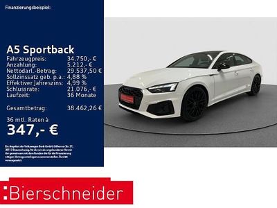 Weiss Gebraucht 2022 Audi A5 Sportback Competition Kleinwagen | 34.750 € (Guter Preis)