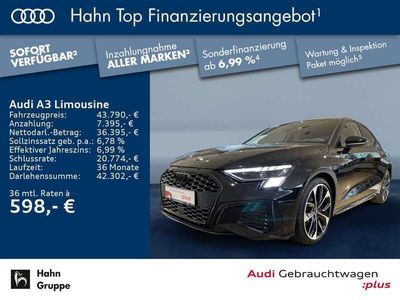 gebraucht Audi A3 Lim. 40 TFSI quat S-trc S-line Matrx Nav…