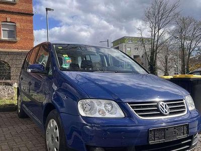 Gebraucht VW Touran 116 PS (85 kW) 2004 Blau Van / Kleinbus