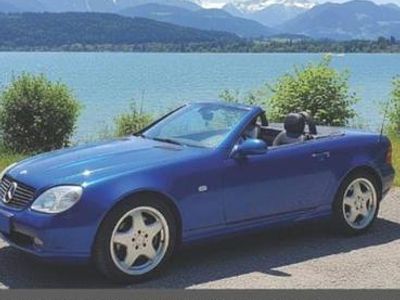 Gebraucht Mercedes SLK200 136 PS (100 kW) 1996 Blau Cabrio