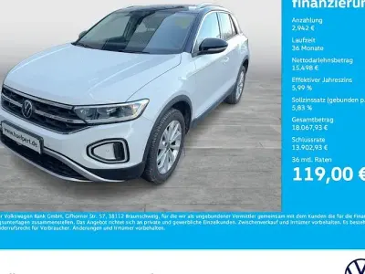 Gebraucht VW T-Roc Style 110 PS (80 kW) 2023 Weiß SUV