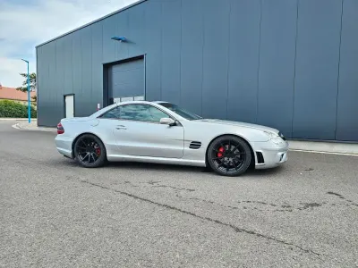 Gebraucht Mercedes SL500 AMG 306 PS (225 kW) 2003 Silber Cabrio