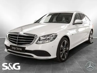 Gebraucht Mercedes C300e Exclusive 211 PS (155 kW) 2021 Unilack polarweiß Kombi