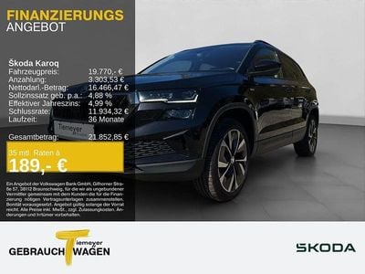 Usata Skoda Karoq Tour 116 CV (85 kW) 2022 Nero SUV