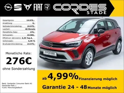 Gebraucht Opel Crossland Elegance 110 PS (80 kW) 2023 Lackierung peperoncino red/metallic klar (metallic) SUV