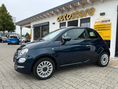 Gebraucht Fiat 500C Basis 69 PS (50 kW) 2024 Dipinto di blue / verdeck beige Cabrio