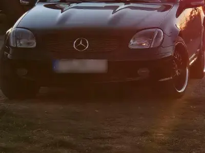 Gebraucht Mercedes SLK320 218 PS (160 kW) 2000 Schwarz Cabrio
