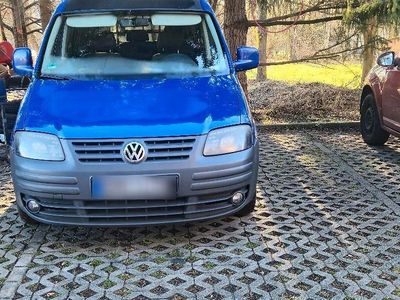 Gebraucht VW Caddy 105 PS (77 kW) 2008 Blau Van / Kleinbus