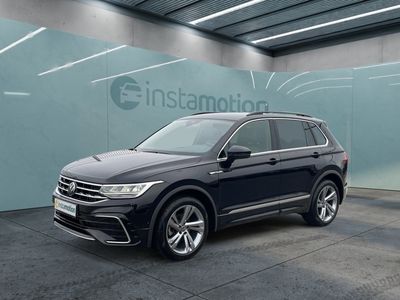 gebraucht VW Tiguan R-Line TSI DSG|NAVI|AHK|ACC|KAMERA|CARGO|