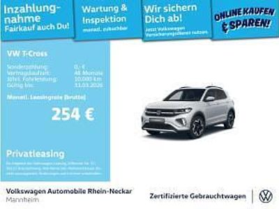 Gebraucht VW T-Cross R-line 150 PS (110 kW) 2025 Silber (reflexsilber metallic) SUV