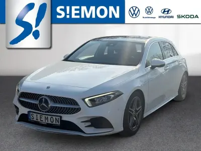 Gebraucht Mercedes A250 AMG line 224 PS (164 kW) 2020 Unilack (weiss Limousine