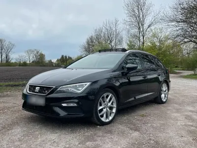 Brugt Seat Leon ST FR 184 HK (135 kW) 2017 Sort Stationcar