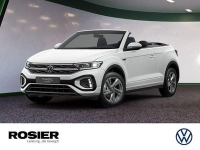 Gebraucht VW T-Roc Cabriolet R-line 150 PS (110 kW) 2025 Weiss / pure white Cabrio