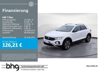 Gebraucht VW T-Roc Life 116 PS (85 kW) 2025 Weiß SUV