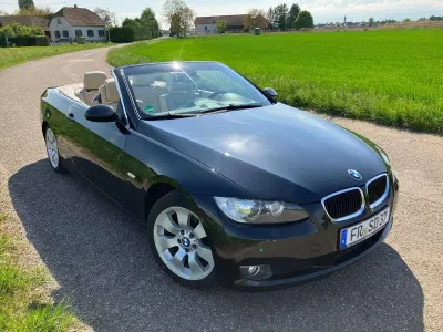 Gebraucht BMW 320 Cabriolet 170 PS (125 kW) 2008 Schwarz Cabrio